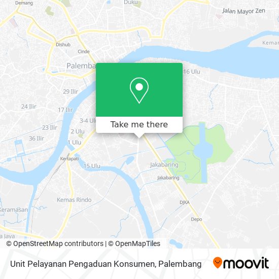 Unit Pelayanan Pengaduan Konsumen map