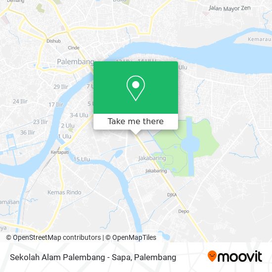 Sekolah Alam Palembang - Sapa map