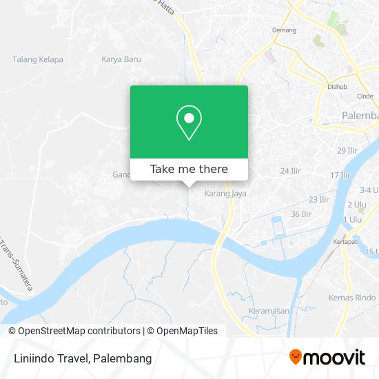 Liniindo Travel map