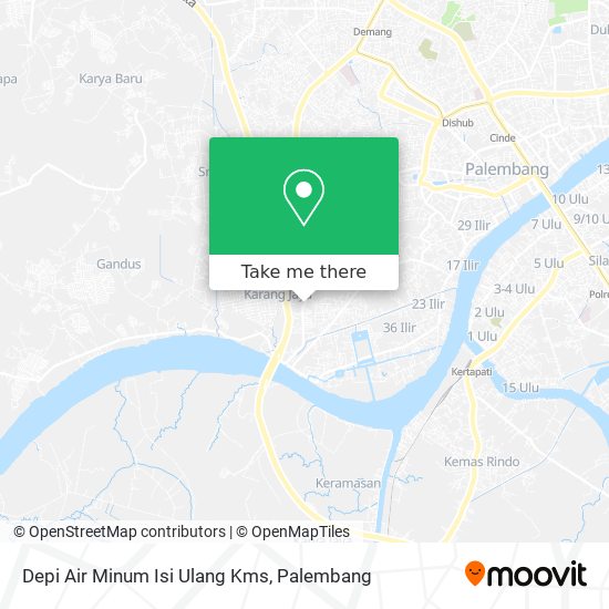 Depi Air Minum Isi Ulang Kms map