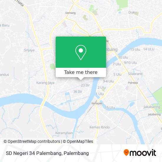 SD Negeri 34 Palembang map