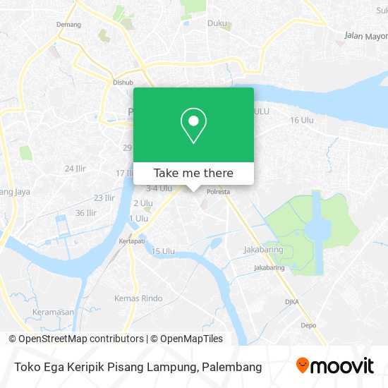 Toko Ega Keripik Pisang Lampung map