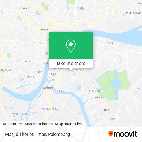 Masjid Thoribul Iman map