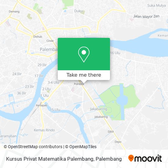 Kursus Privat Matematika Palembang map