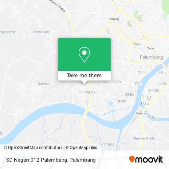 SD Negeri 012 Palembang map