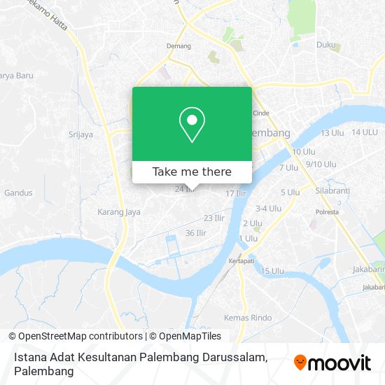 Istana Adat Kesultanan Palembang Darussalam map