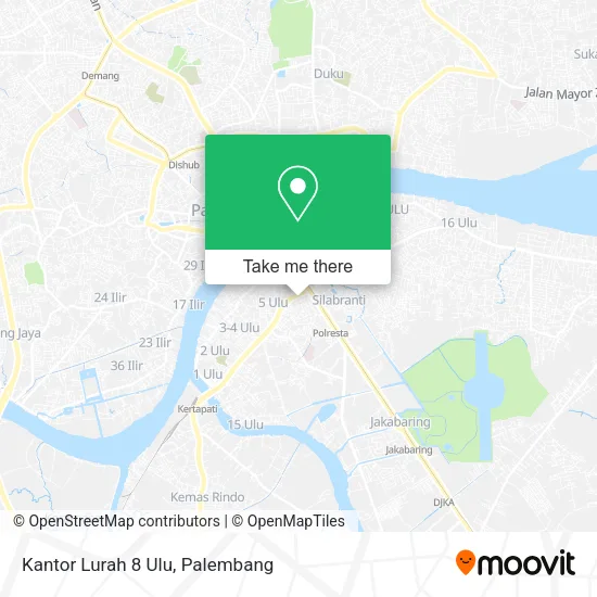 Kantor Lurah 8 Ulu map