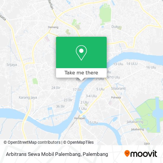 Arbitrans Sewa Mobil Palembang map