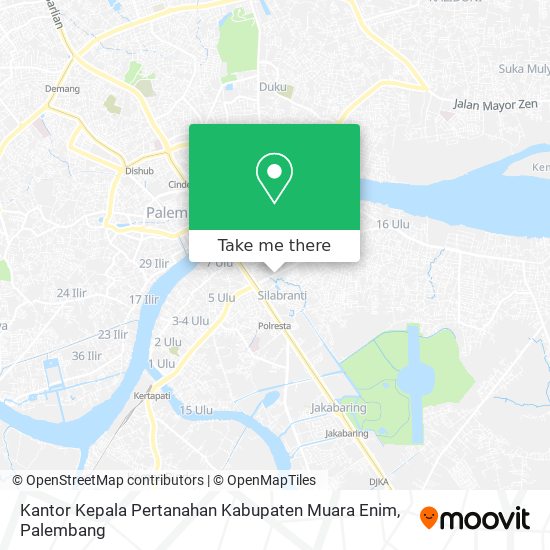 Kantor Kepala Pertanahan Kabupaten Muara Enim map