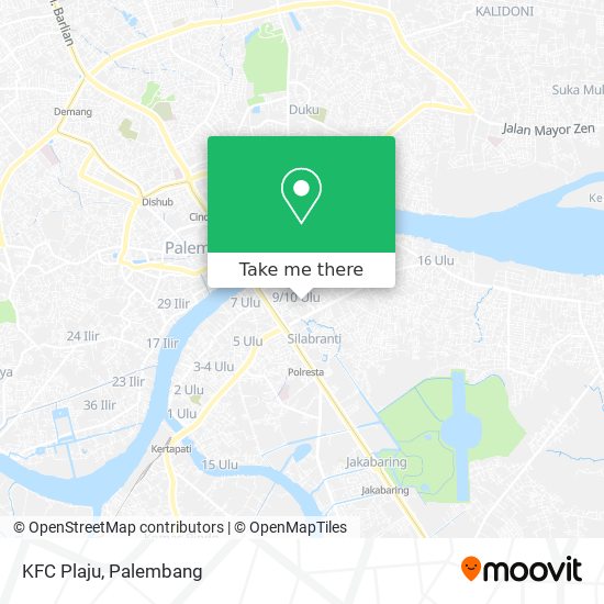 KFC Plaju map