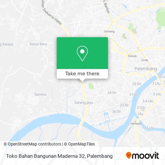 Toko Bahan Bangunan Maderna 32 map