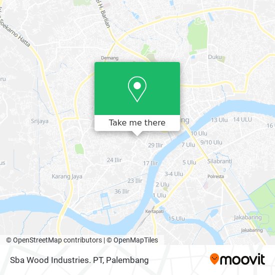 Sba Wood Industries. PT map