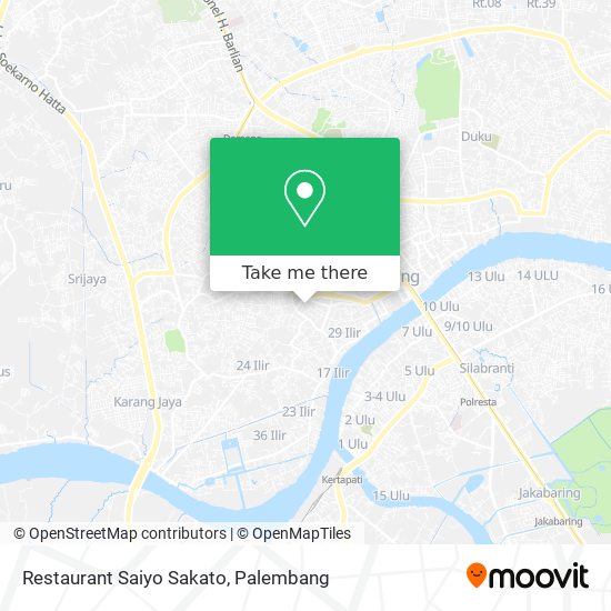 Restaurant Saiyo Sakato map