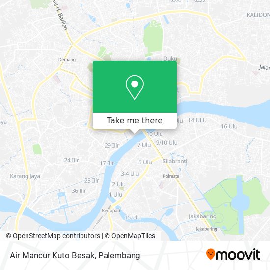 Air Mancur Kuto Besak map