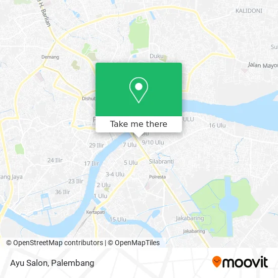 Ayu Salon map