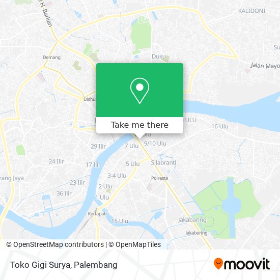 Toko Gigi Surya map