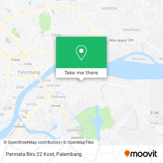 Permata Biru 22 Kost map