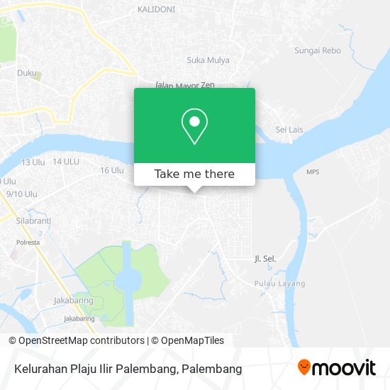 Kelurahan Plaju Ilir Palembang map