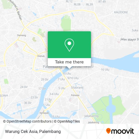 Warung Cek Asia map