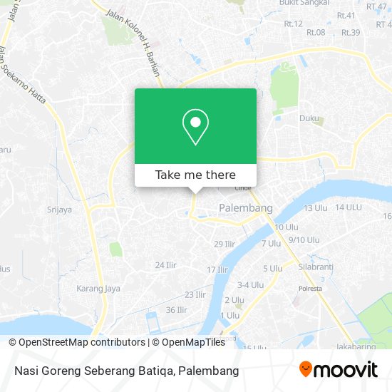 Nasi Goreng Seberang Batiqa map