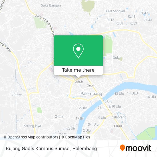 Bujang Gadis Kampus Sumsel map