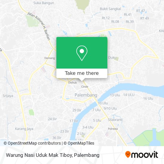 Warung Nasi Uduk Mak Tiboy map