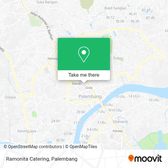 Ramonita Catering map