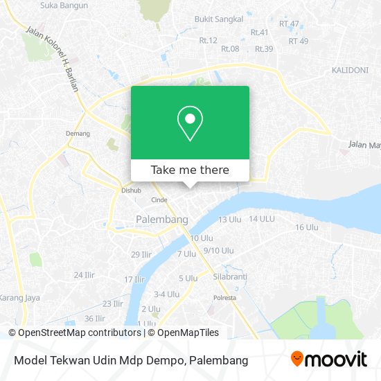 Model Tekwan Udin Mdp Dempo map