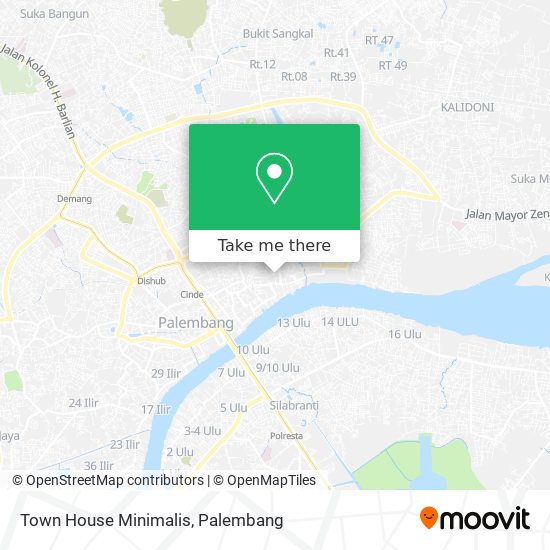 Town House Minimalis map