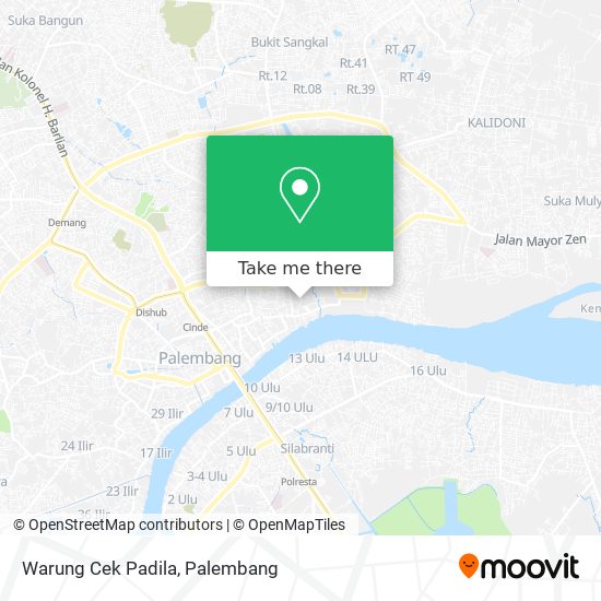 Warung Cek Padila map