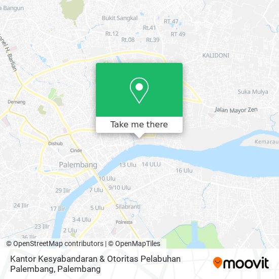 Kantor Kesyabandaran & Otoritas Pelabuhan Palembang map