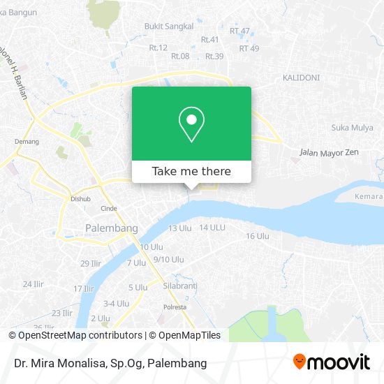 Dr. Mira Monalisa, Sp.Og map