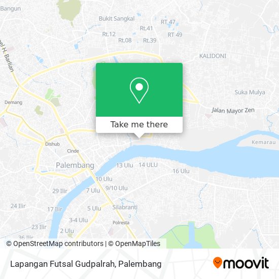 Lapangan Futsal Gudpalrah map