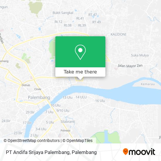 PT Andifa Srijaya Palembang map