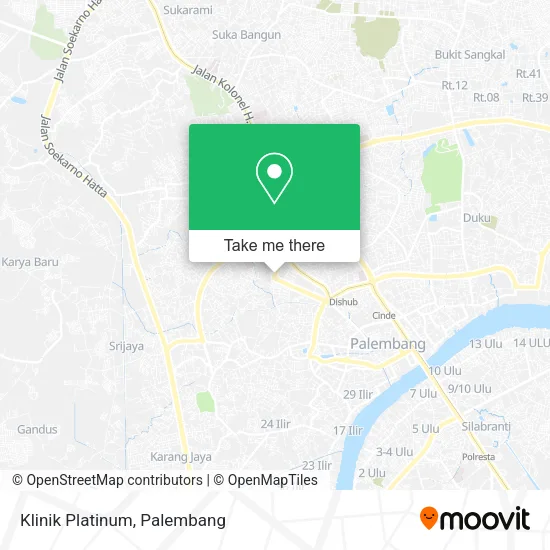 Klinik Platinum map