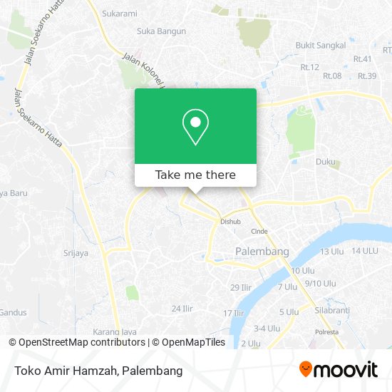 Toko Amir Hamzah map