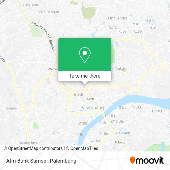 Atm Bank Sumsel map