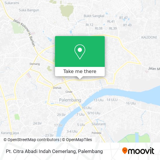 Pt. Citra Abadi Indah Cemerlang map