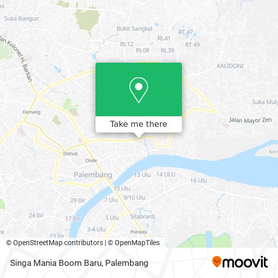 Singa Mania Boom Baru map