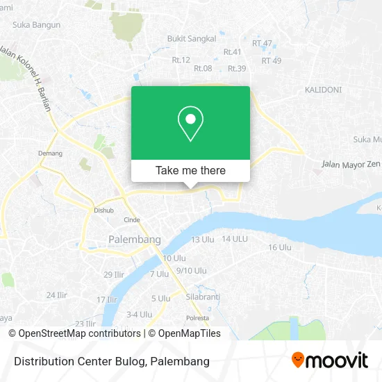 Distribution Center Bulog map