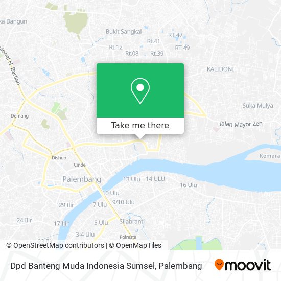 Dpd Banteng Muda Indonesia Sumsel map