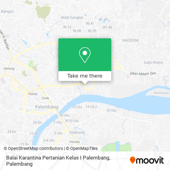 Balai Karantina Pertanian Kelas I Palembang map