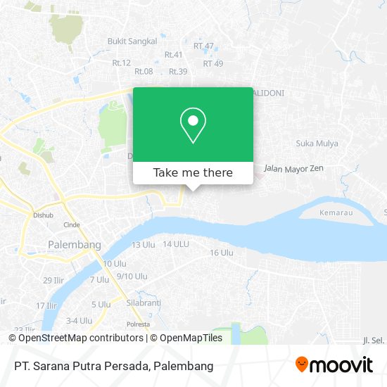 PT. Sarana Putra Persada map