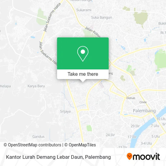 Kantor Lurah Demang Lebar Daun map