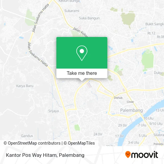 Kantor Pos Way Hitam map