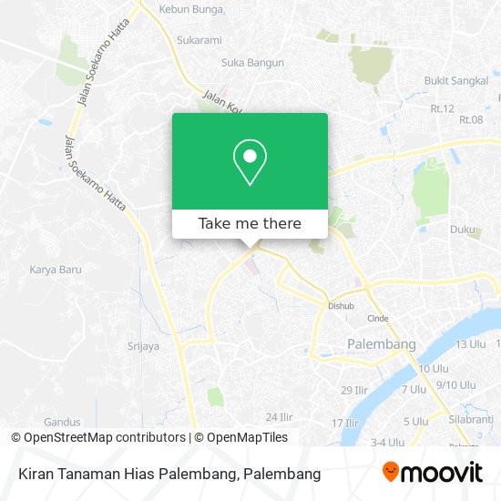 Kiran Tanaman Hias Palembang map