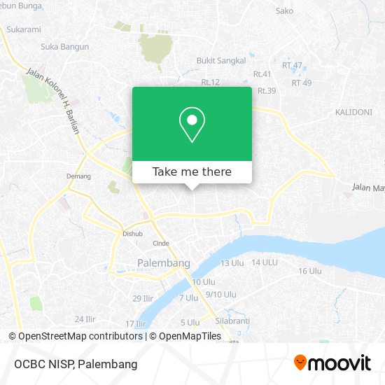 OCBC NISP map