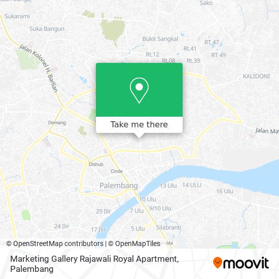 Marketing Gallery Rajawali Royal Apartment map