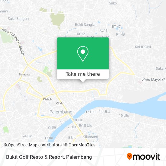 Bukit Golf Resto & Resort map