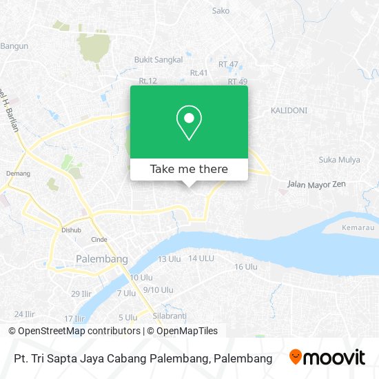 Pt. Tri Sapta Jaya Cabang Palembang map
